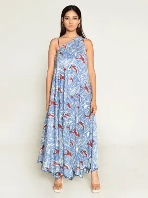 Ponzo One Shoulder Maxi