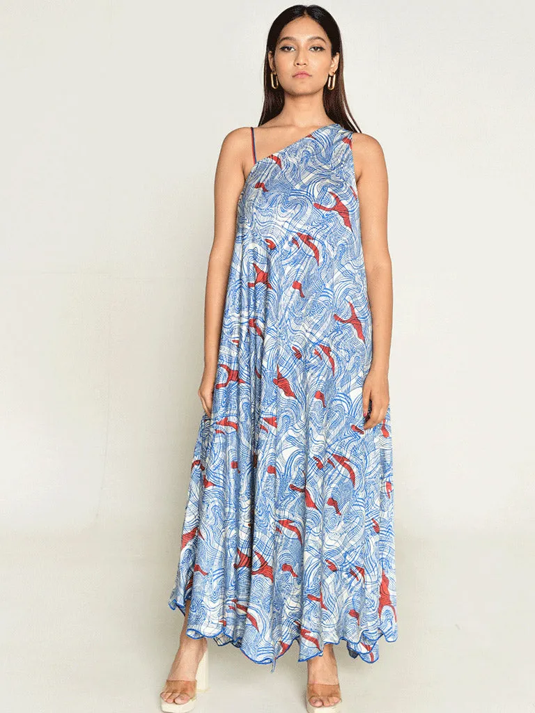 Ponzo One Shoulder Maxi