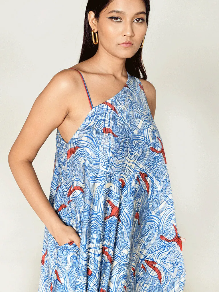 Ponzo One Shoulder Maxi