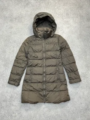 Prada Khaki Mid Length Puffer Jacket