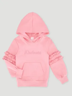 Pre-Girls One Up Fashion Track Top -  Mid Pink