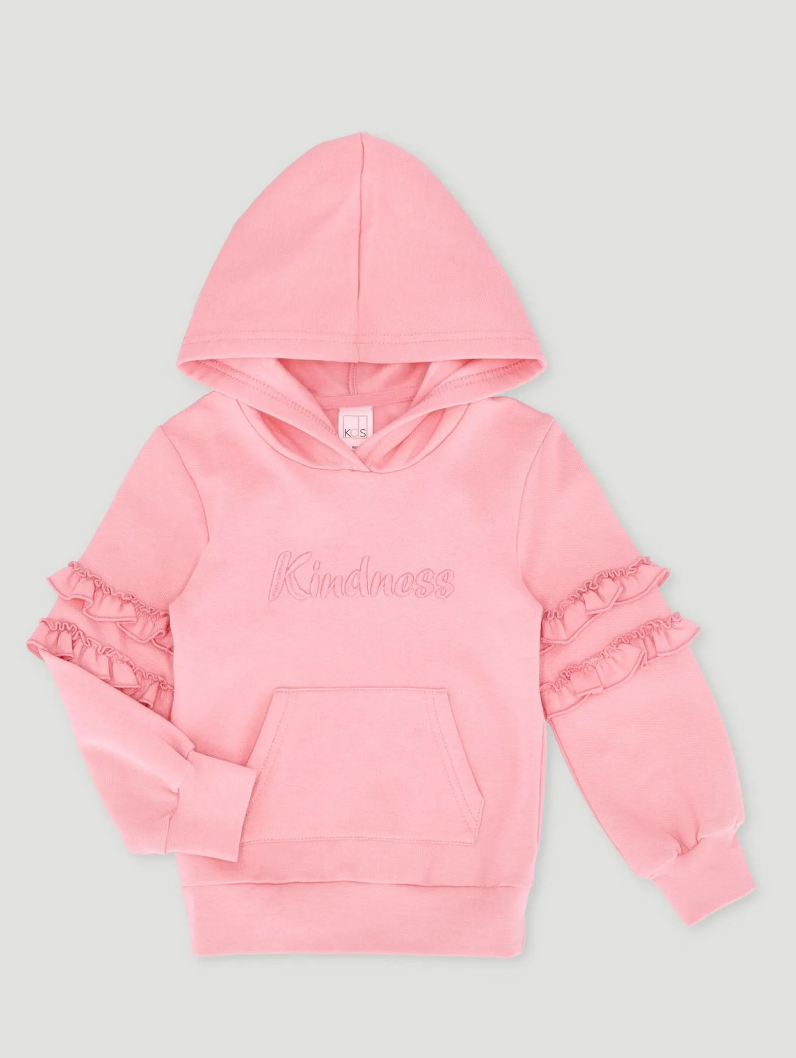 Pre-Girls One Up Fashion Track Top -  Mid Pink