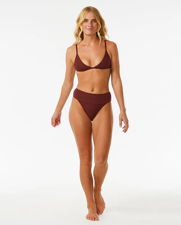 Premium Surf High Waist Cheeky Coverage Bikini Bottoms
