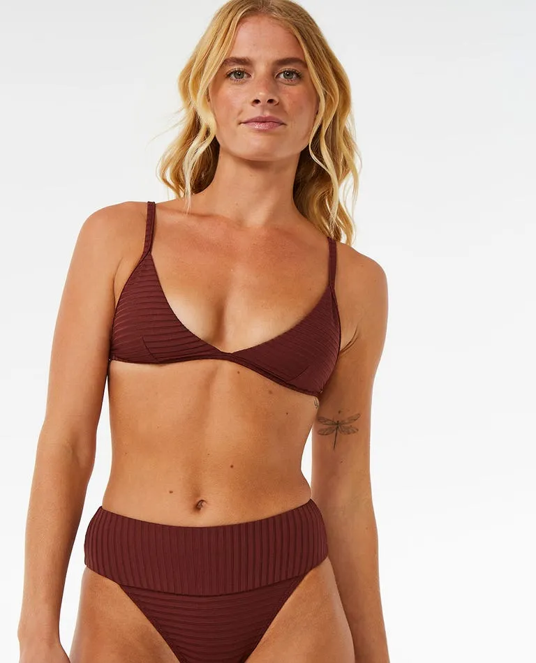 Premium Surf High Waist Cheeky Coverage Bikini Bottoms