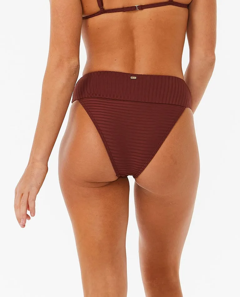 Premium Surf High Waist Cheeky Coverage Bikini Bottoms