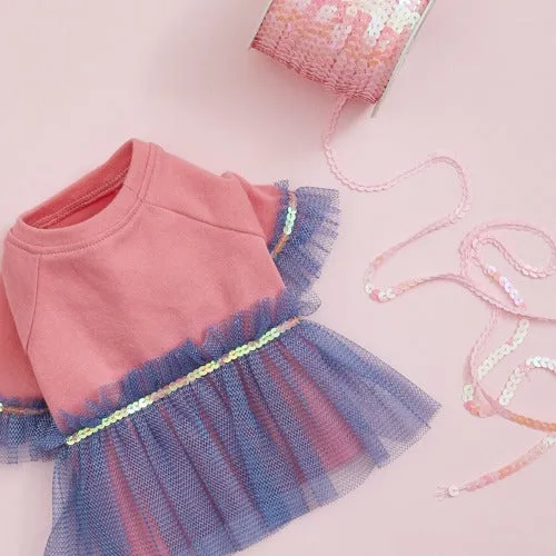 princess dress - last s/m fits 4-8 lbs