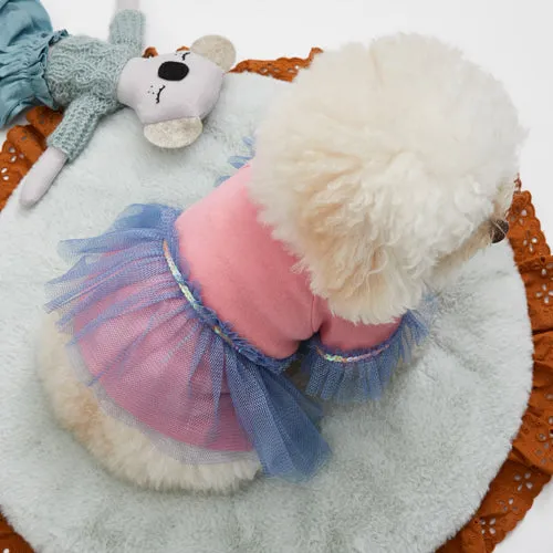 princess dress - last s/m fits 4-8 lbs