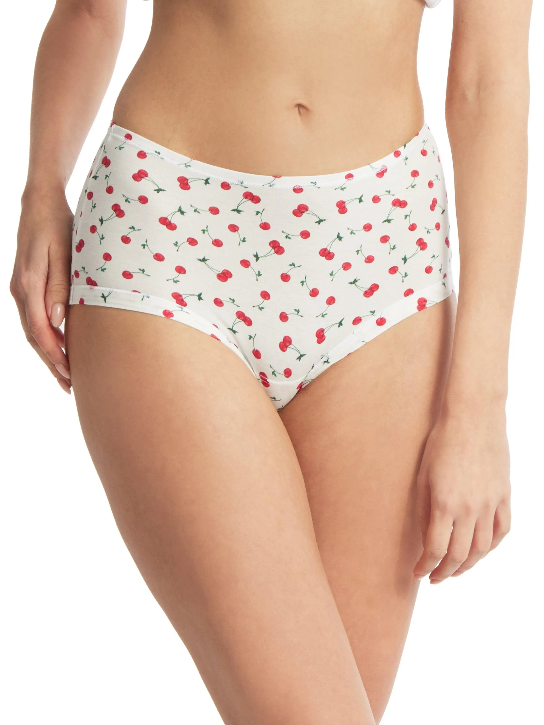 Printed PlayStretch™ Boyshort  Cherry On Top