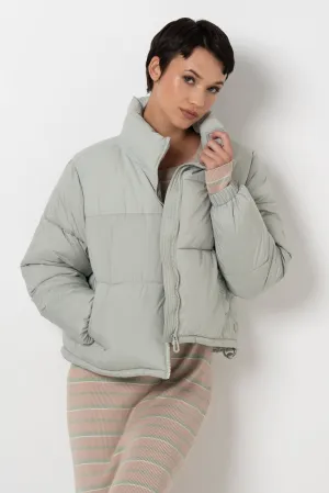 Puffer Jacket _ 157796 _ Sage