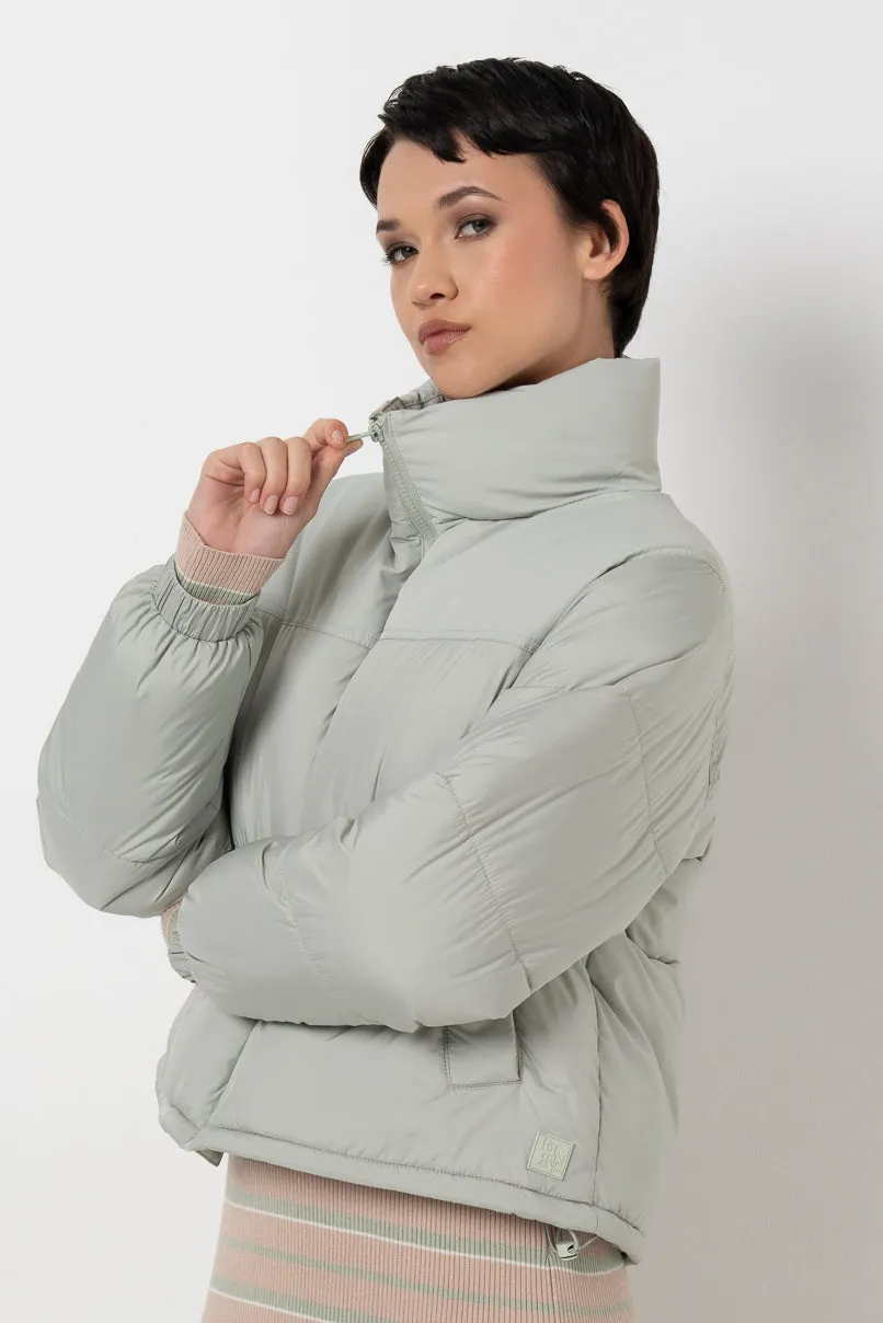 Puffer Jacket _ 157796 _ Sage