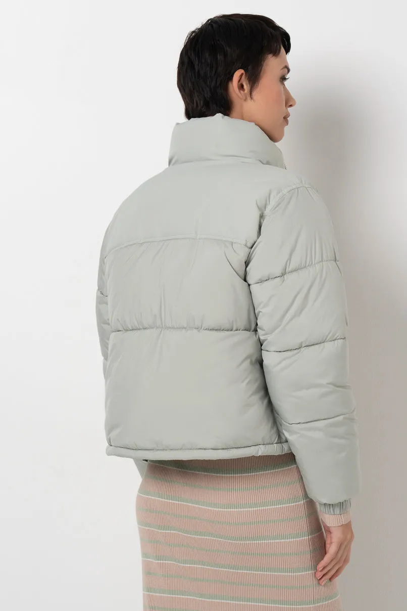 Puffer Jacket _ 157796 _ Sage
