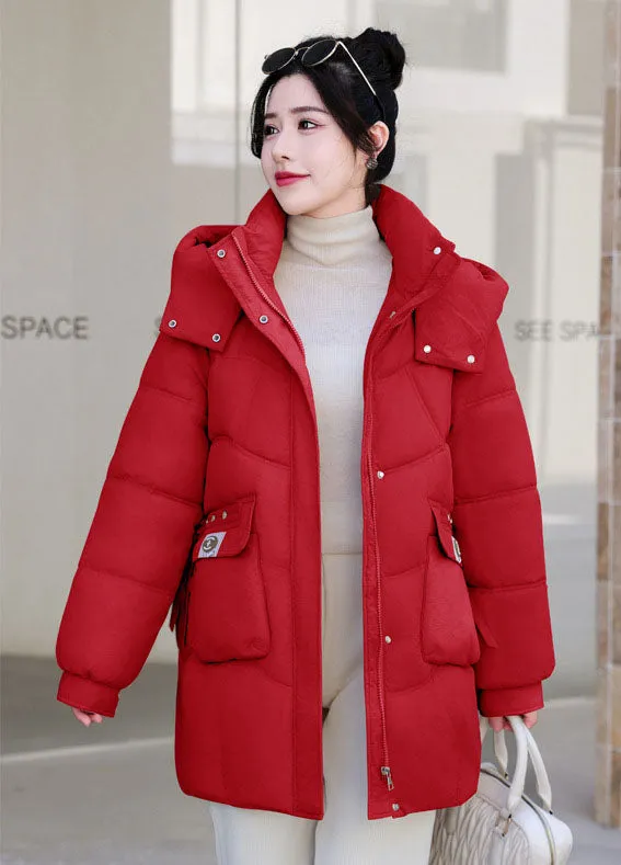 Quilted and Stain-resistant Puffer Coat for Women's Outdoor Adventures