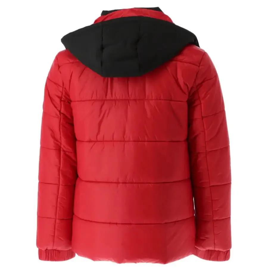 Red and Black Puffer Jacket
