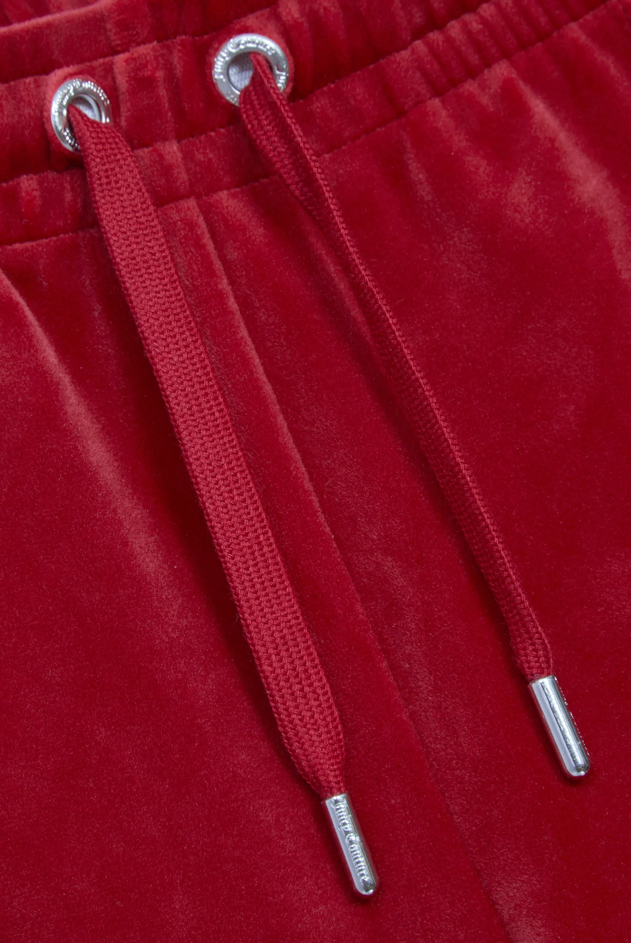 RED DAHLIA VELOUR DIAMANTÉ TRACKSUIT BOTTOM