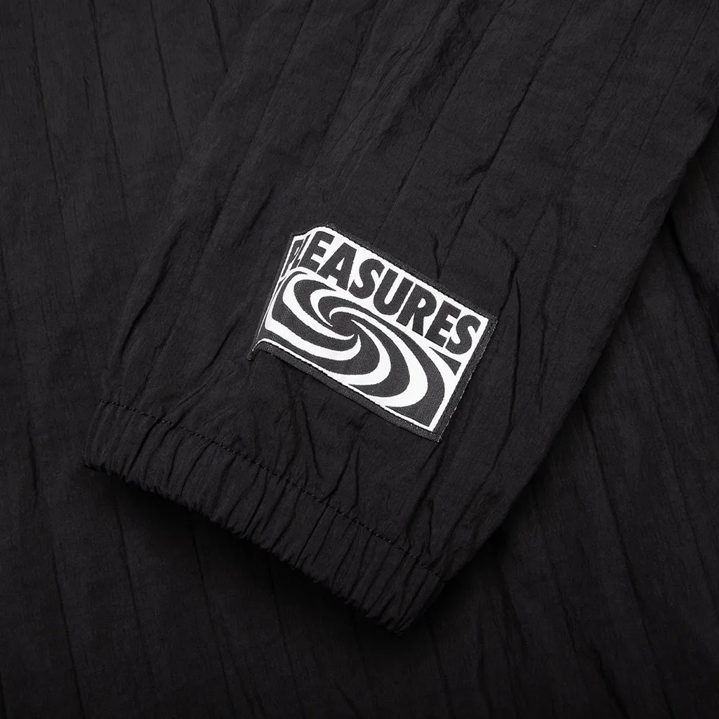 Rescue Pleated Track Jacket - Black