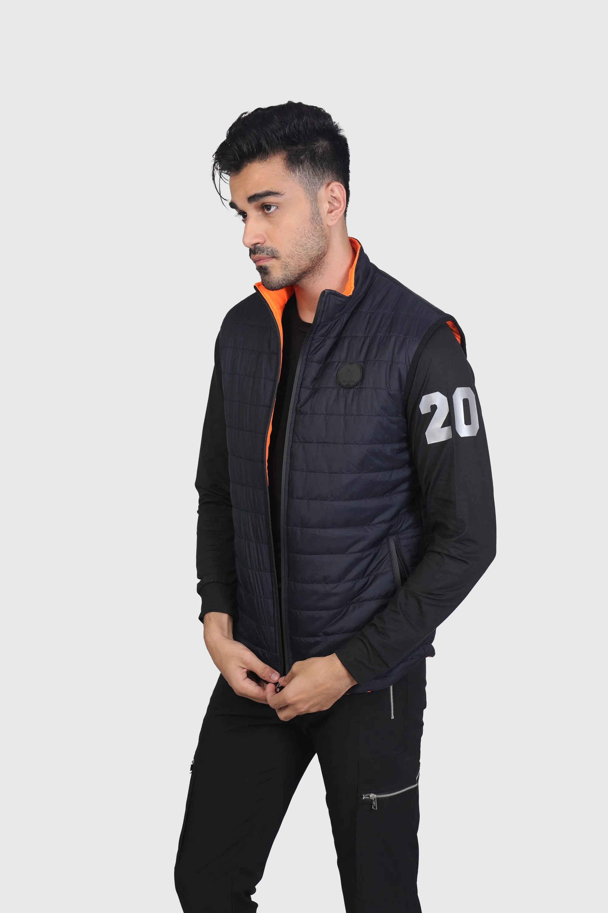 Reversible Sleeveless Windbreaker