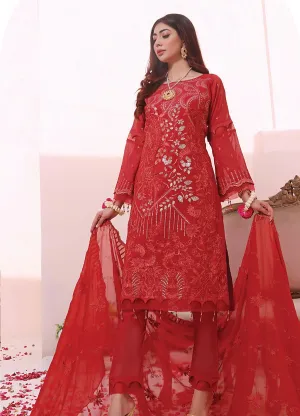 Rida Luxury Fancy Embroidered Unstitched 3pcs