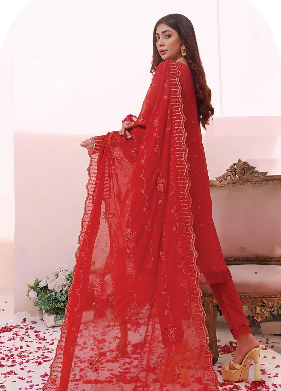Rida Luxury Fancy Embroidered Unstitched 3pcs