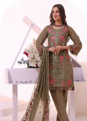 Rida Luxury Fancy Embroidered Unstitched 3pcs