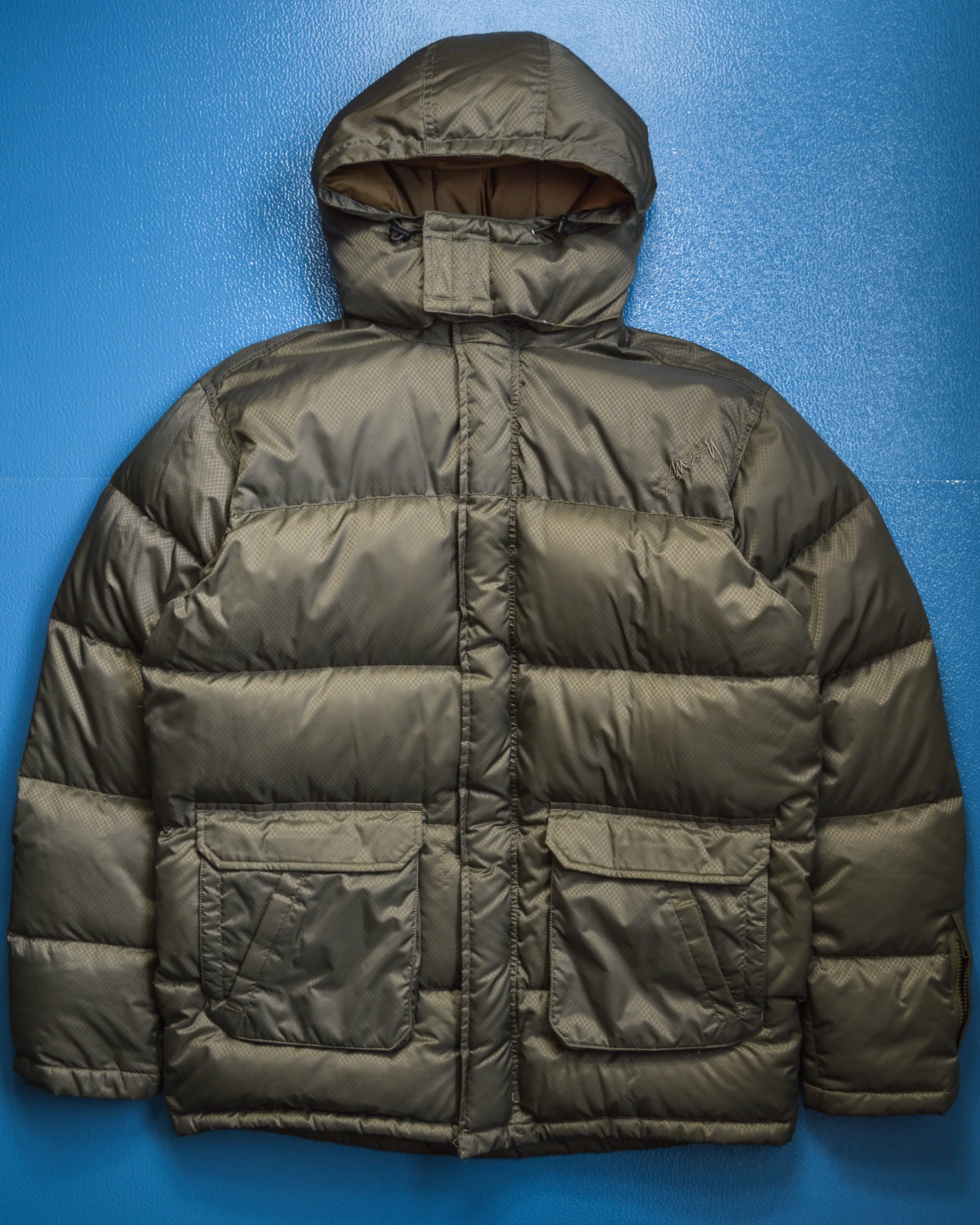 Ripstop Multi-compartment Tactical Puffer Jacket  (L)