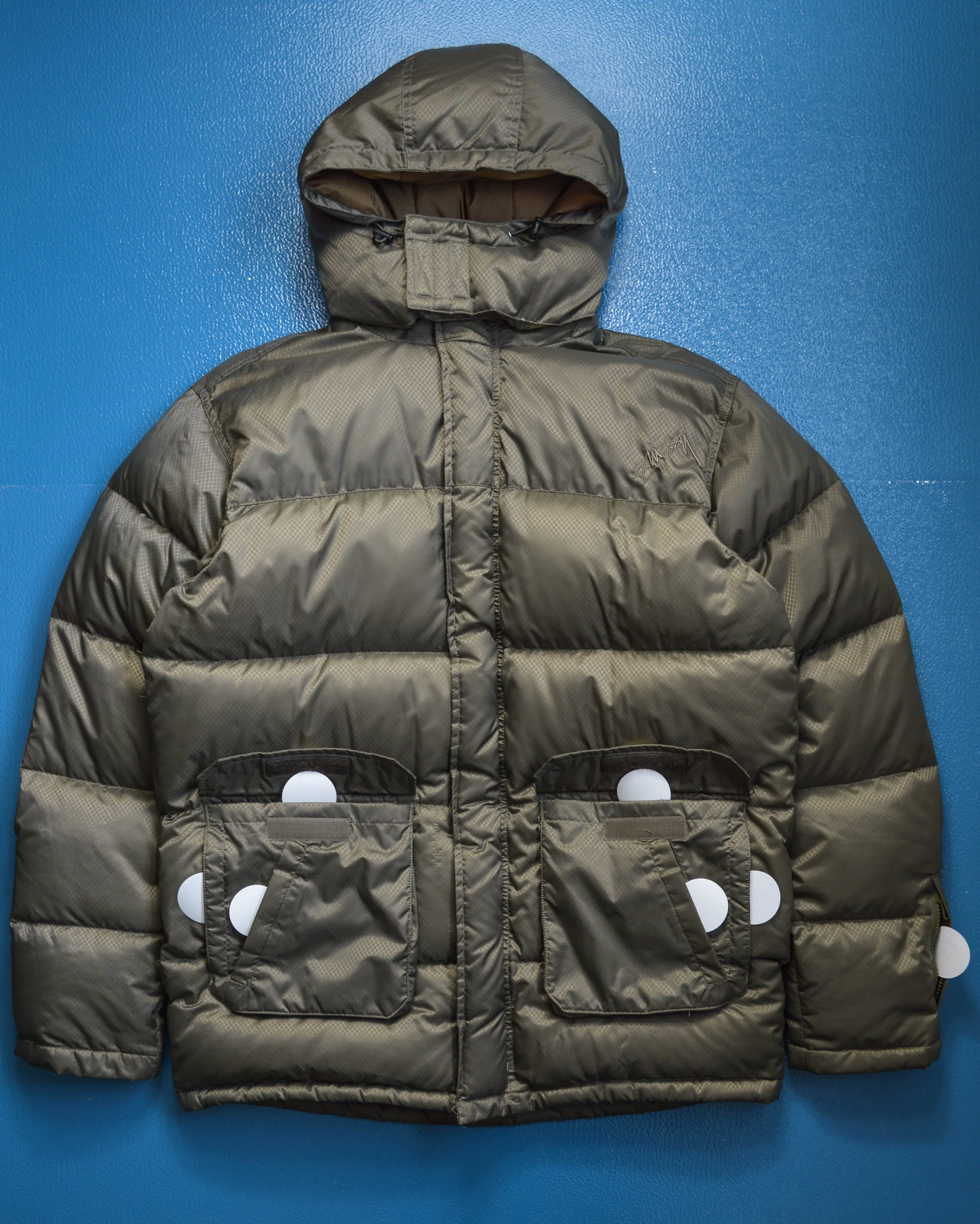 Ripstop Multi-compartment Tactical Puffer Jacket  (L)