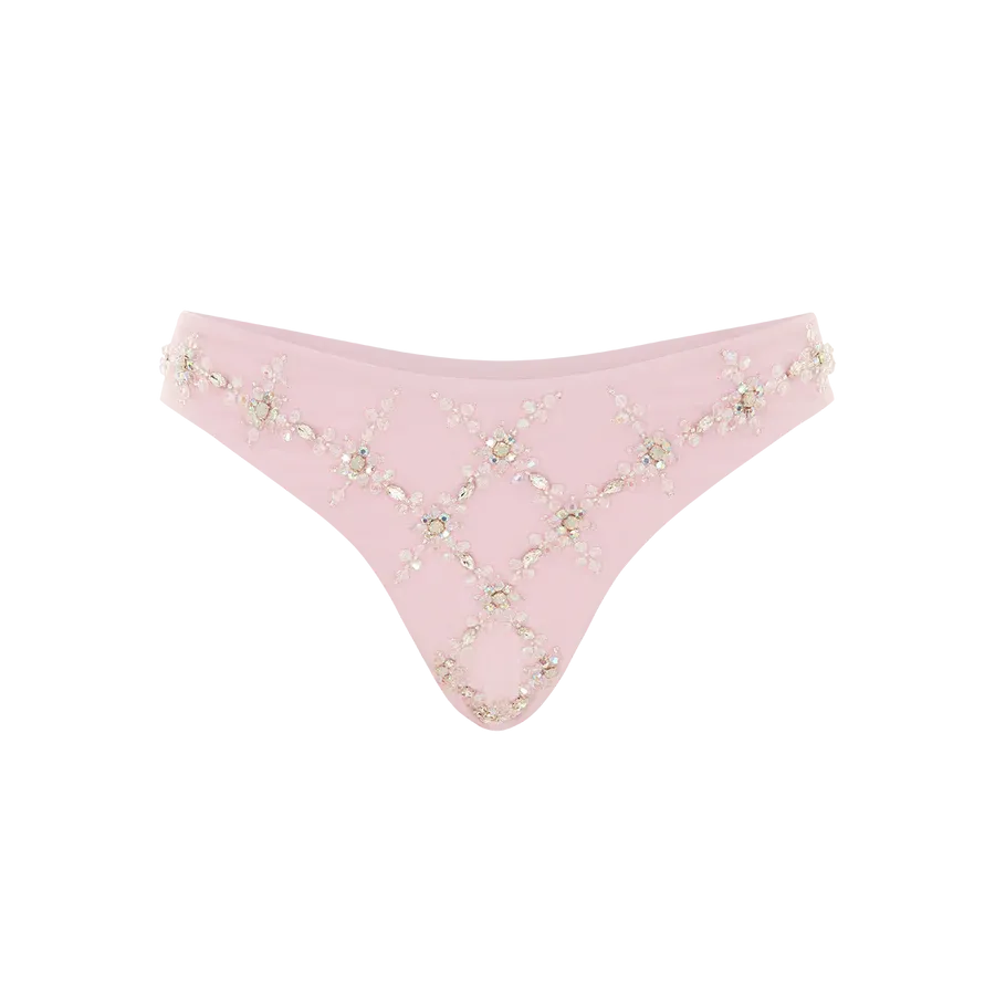 Rose Flattering  Bikini Bottoms