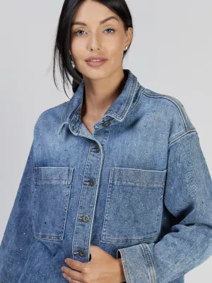 Rosetta M. Blue Denim Shirt Jacket
