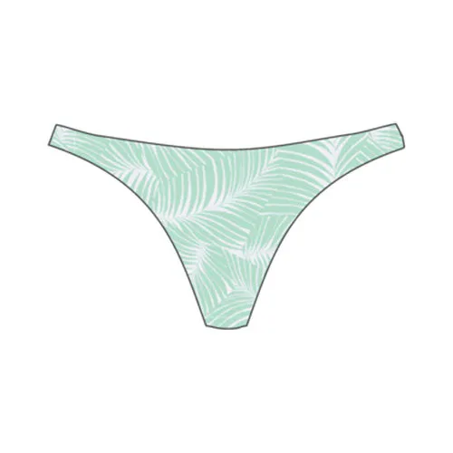 Roxy Palm Tree Dreams Tanga Bikini Bottoms