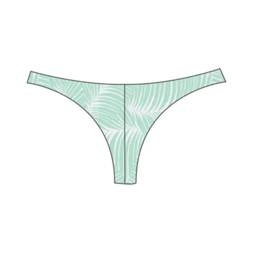 Roxy Palm Tree Dreams Tanga Bikini Bottoms