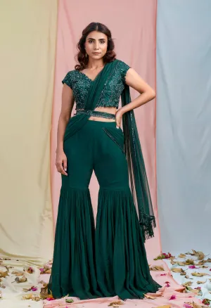 Royal Garden Sharara Set