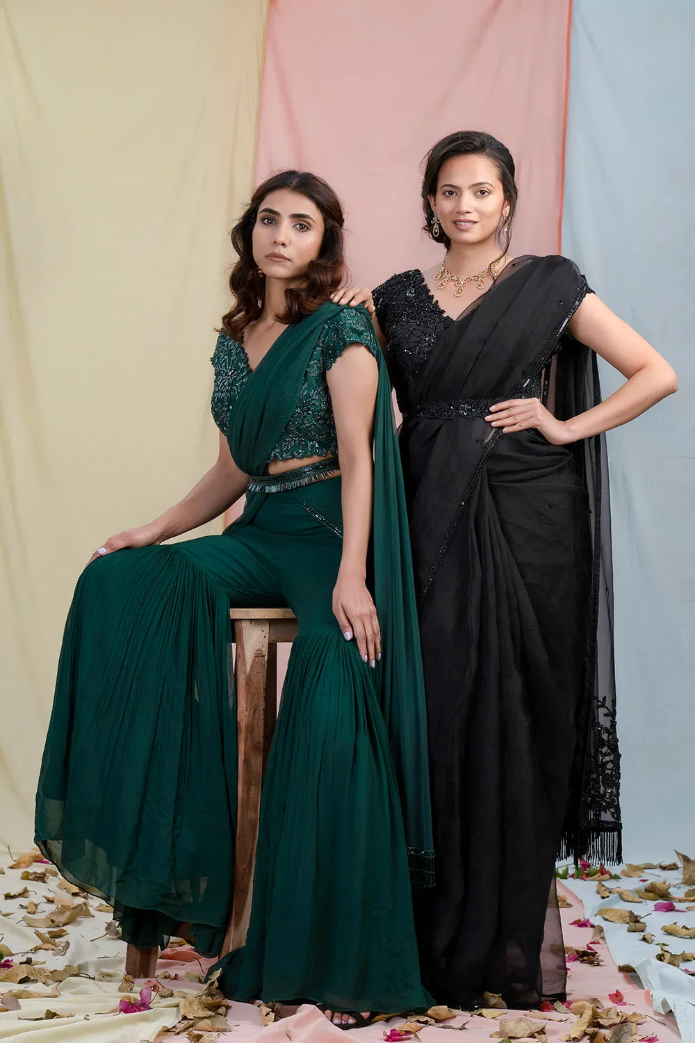 Royal Garden Sharara Set