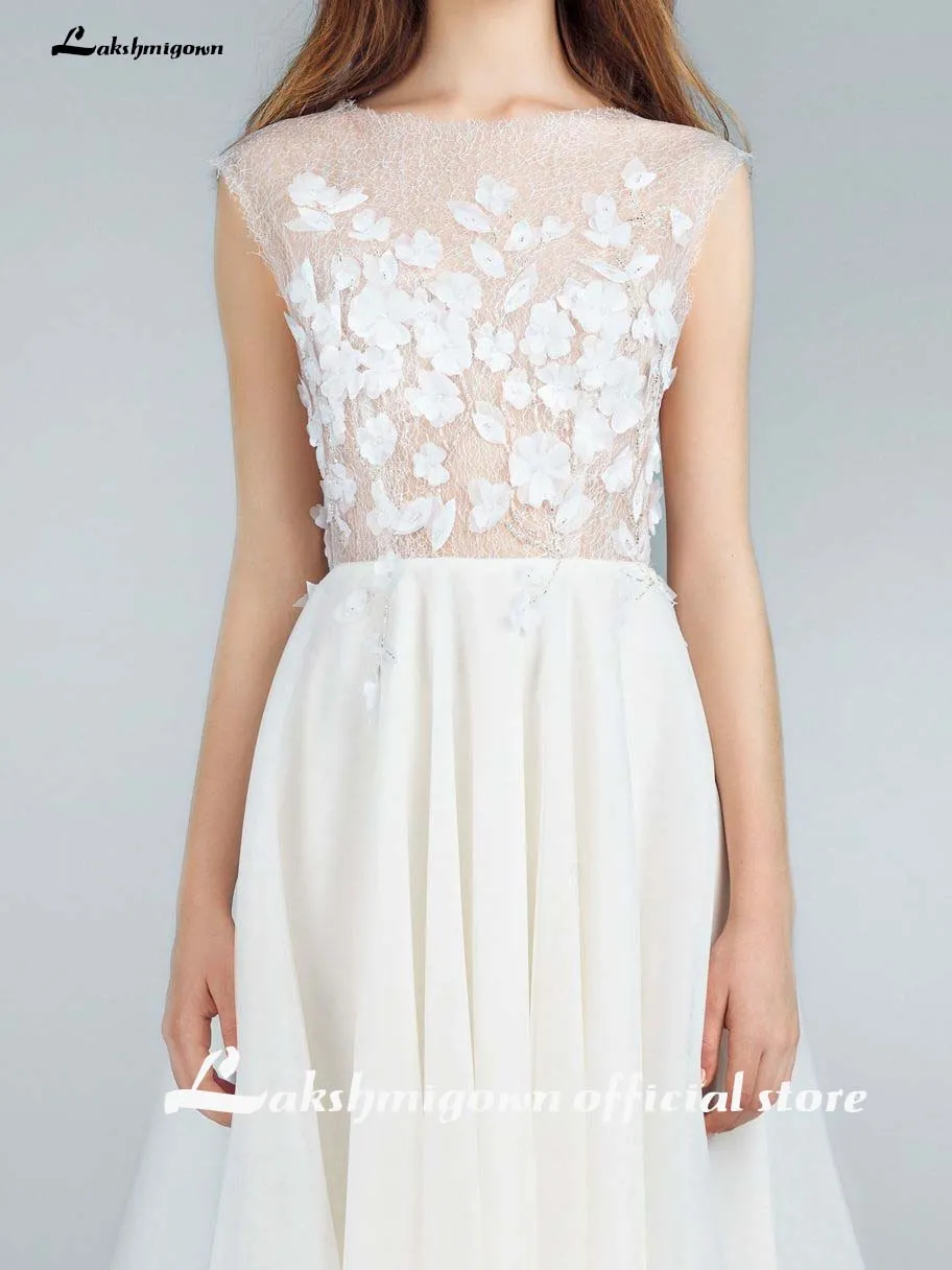 Roycebridal Short Country Wedding Dresses Knee Length Lace