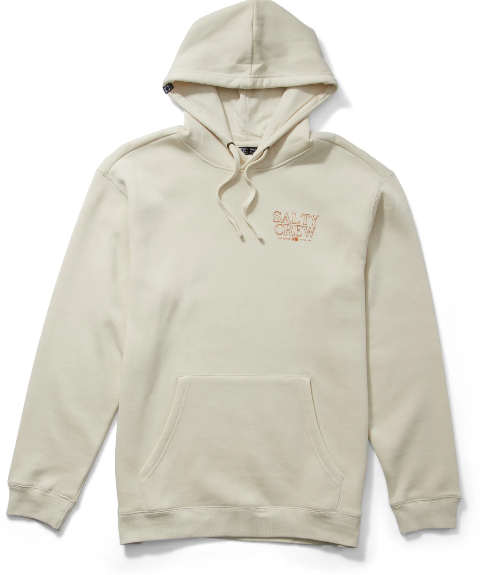 Salty Crew - Brother Bruce Hood Fleece - Bone