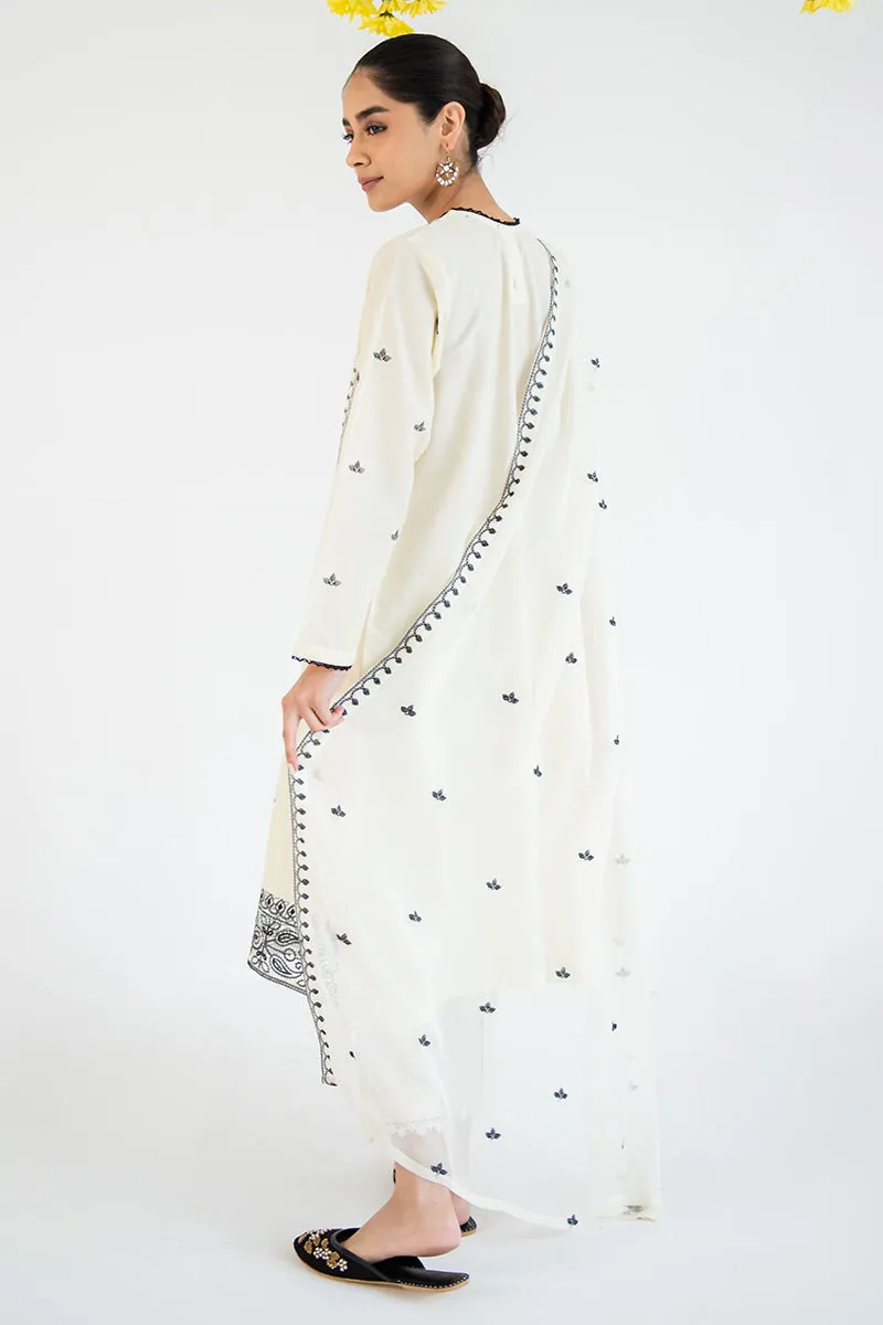 SAND SHELL-2PC (SHIRT & DUPATTA)