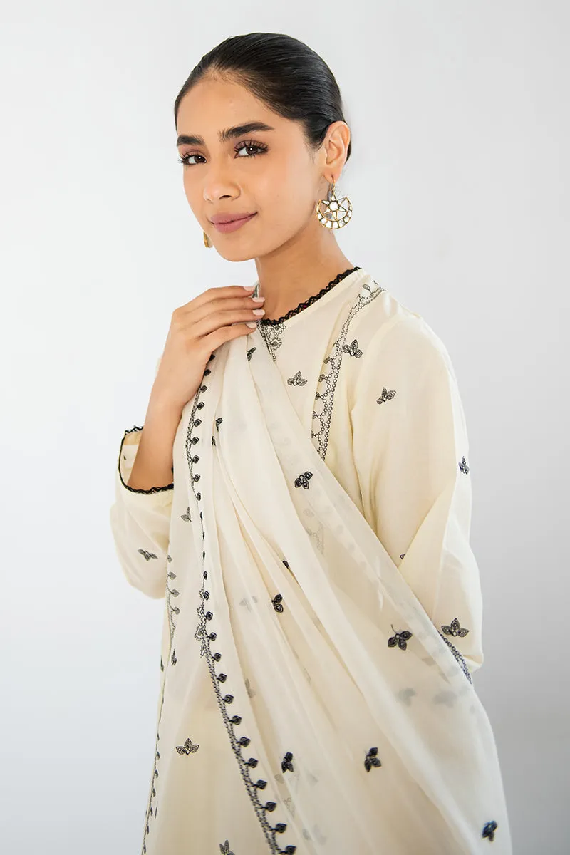 SAND SHELL-2PC (SHIRT & DUPATTA)