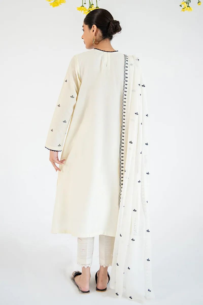 SAND SHELL-2PC (SHIRT & DUPATTA)