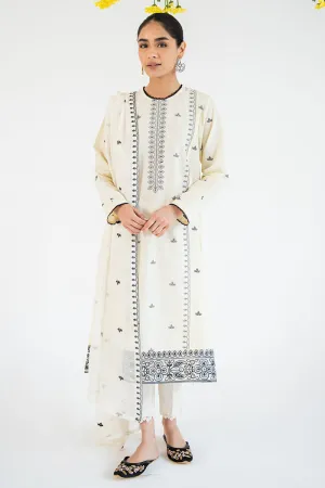 SAND SHELL-2PC (SHIRT & DUPATTA)