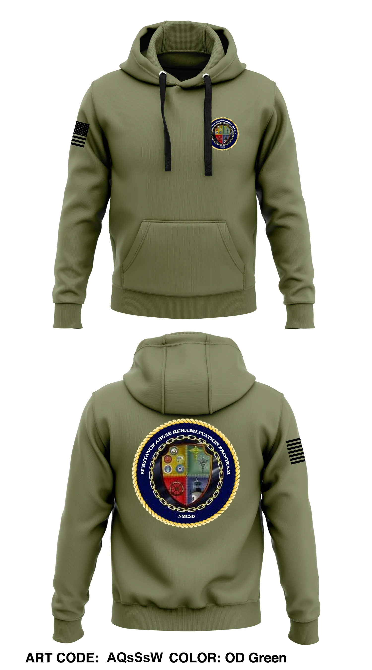 SARP Point Loma, CA  Core Men's Hooded Performance Sweatshirt - AQsSsW