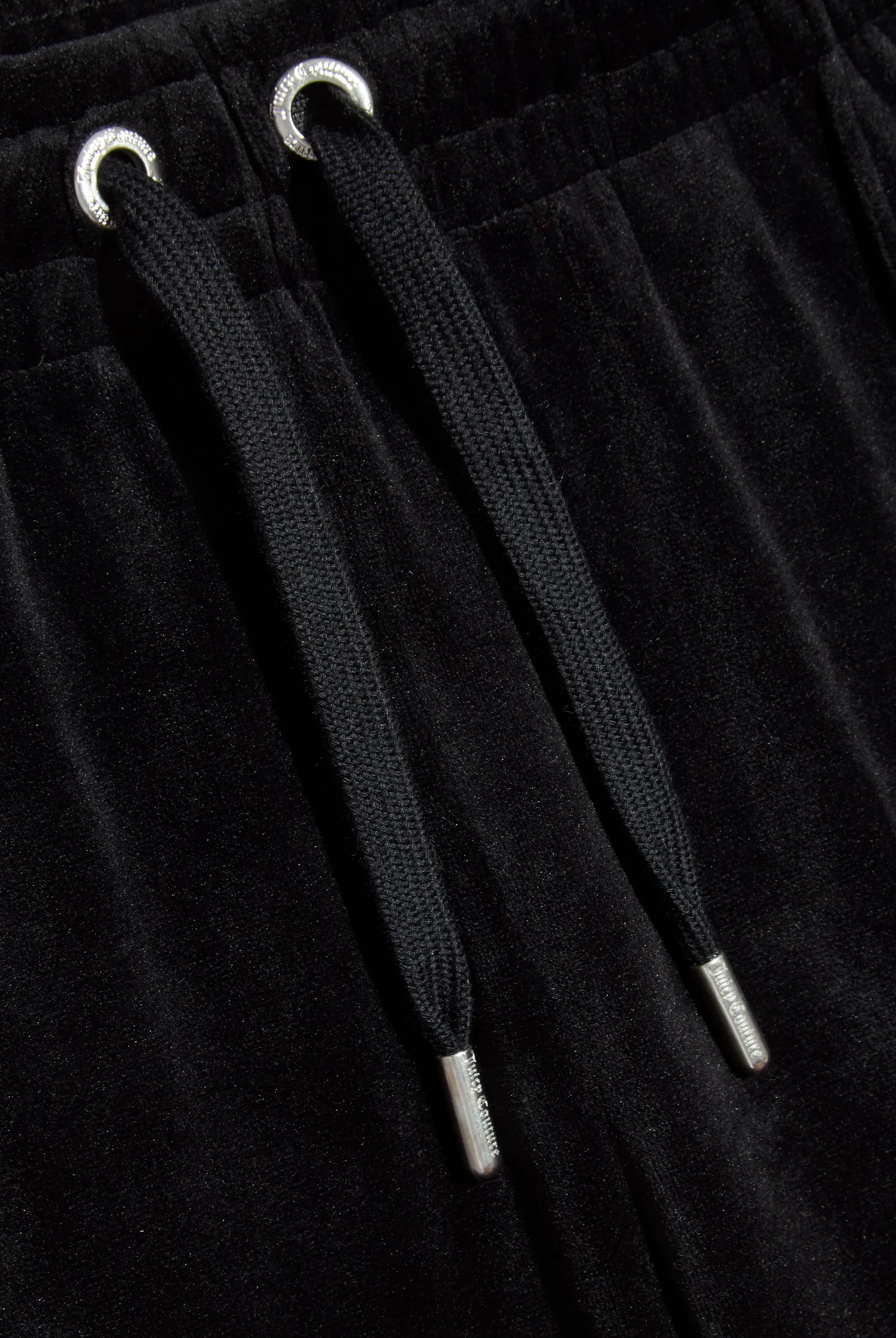 'SCORPIO' BLACK VELOUR DIAMANTÉ TRACKSUIT BOTTOM