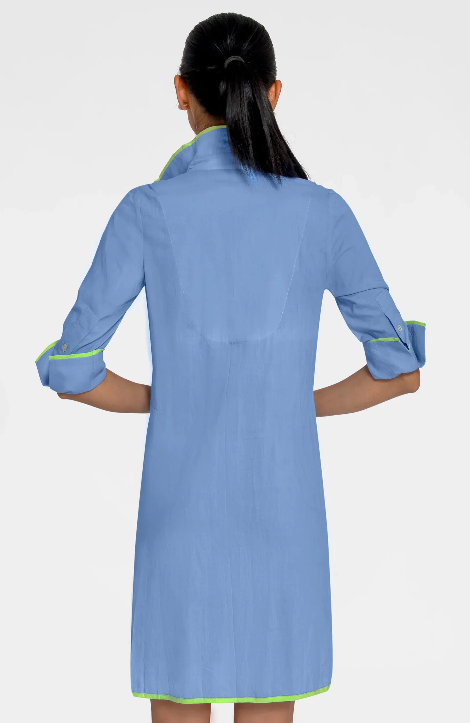Shirt Tails Short Periwinkle Gretchen Scott
