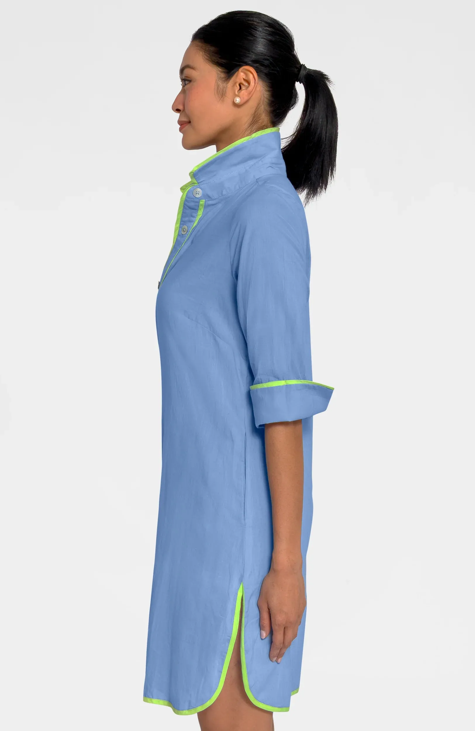 Shirt Tails Short Periwinkle Gretchen Scott