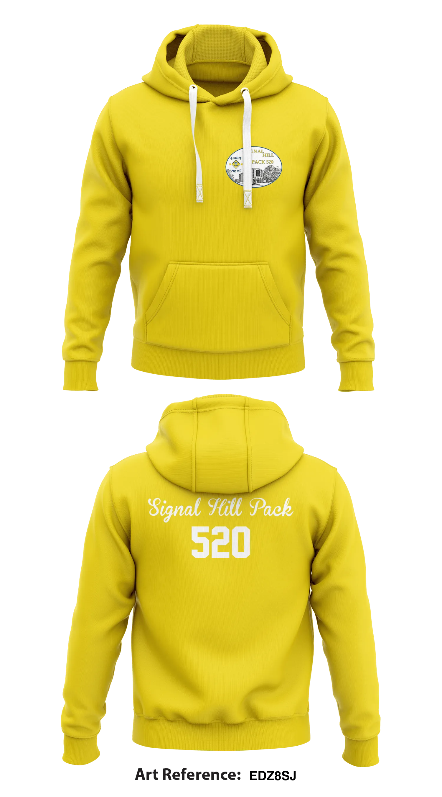 Signal Hill Pack 52 Store 1 Core Men's Hooded Performance Sweatshirt - eDz8Sj