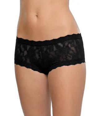 Signature Lace Boyshort Black