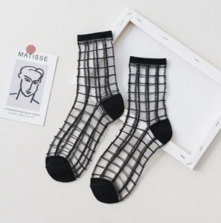 Sisters Matter Designer Silk Lace Socks