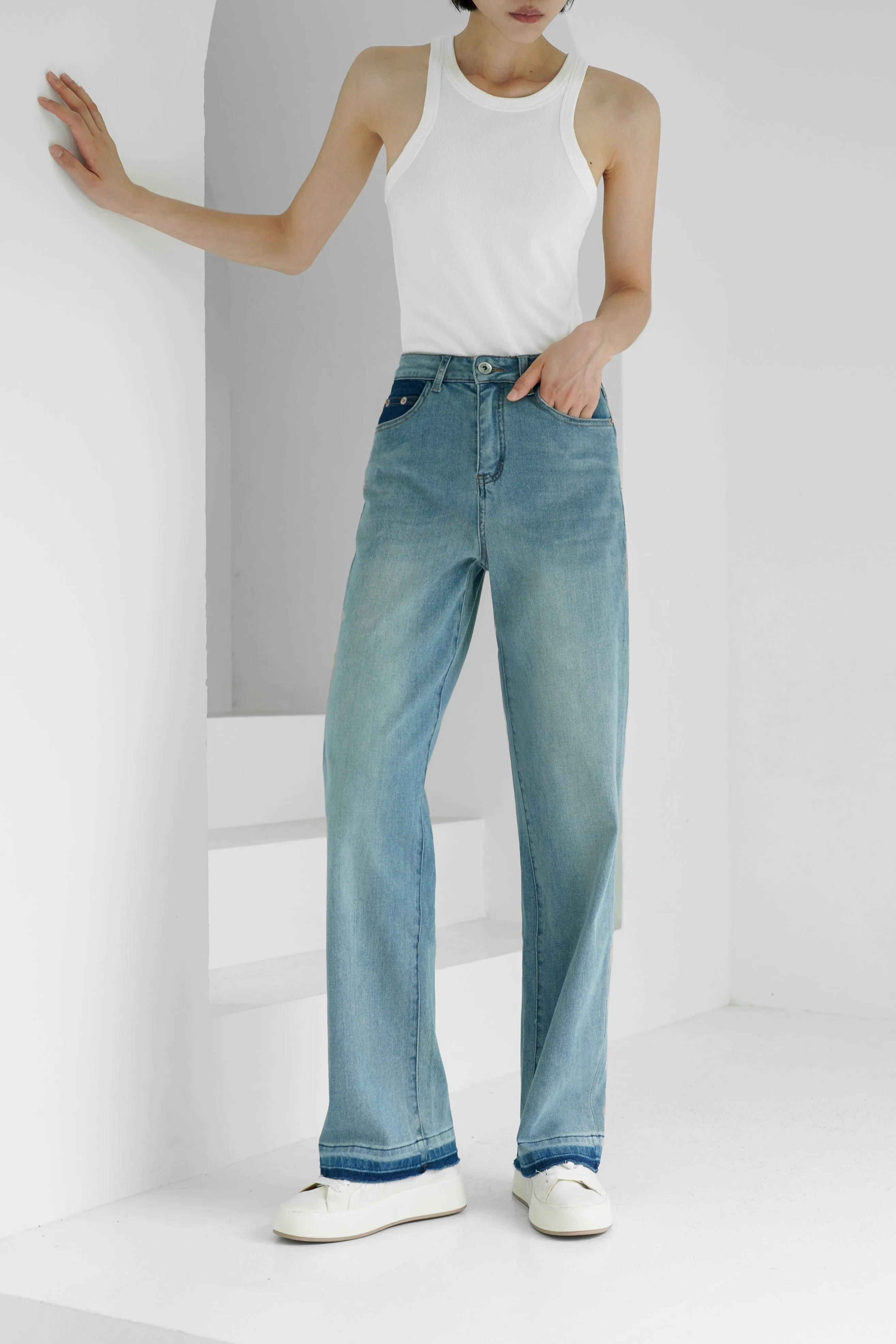 Skydiver Wide Leg Jeans