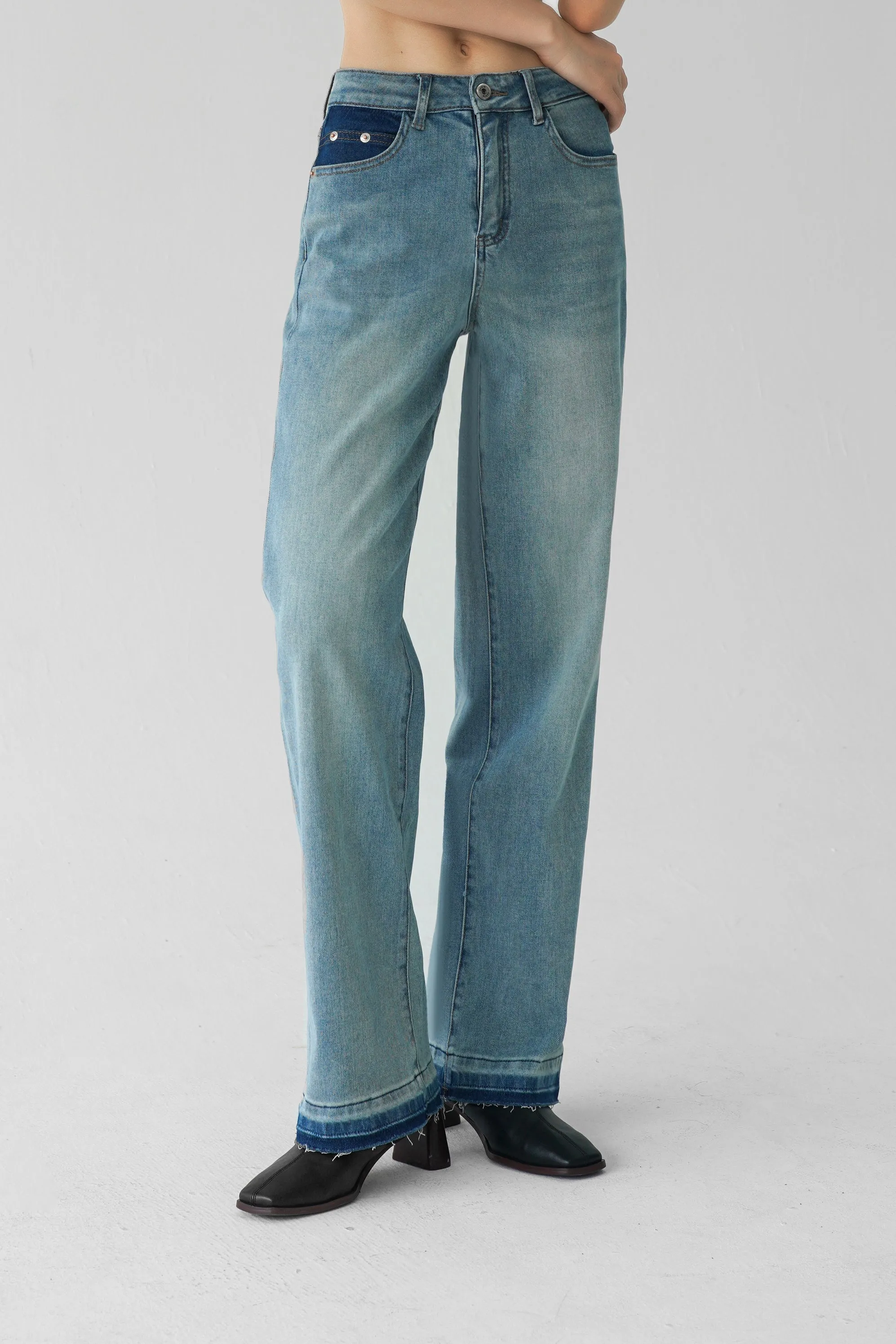 Skydiver Wide Leg Jeans
