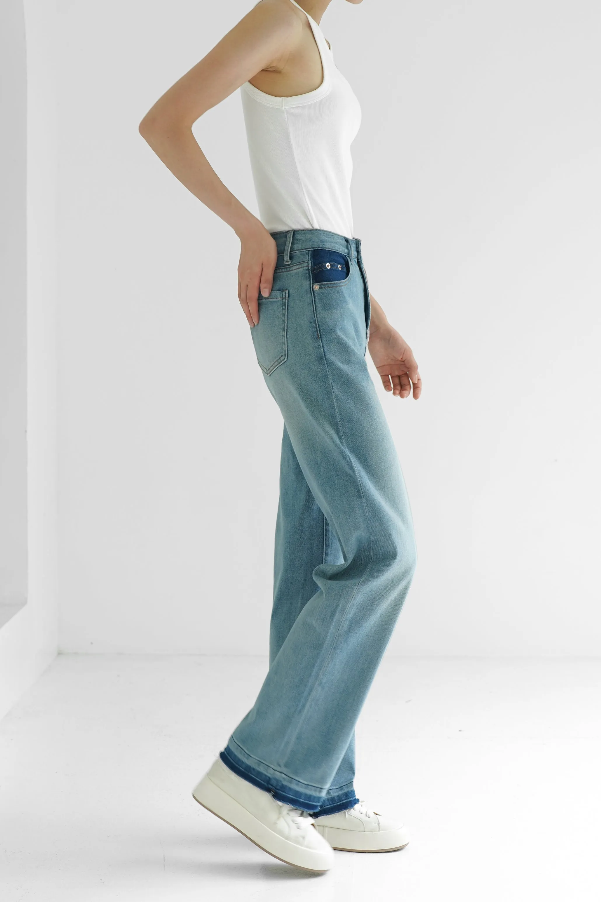 Skydiver Wide Leg Jeans