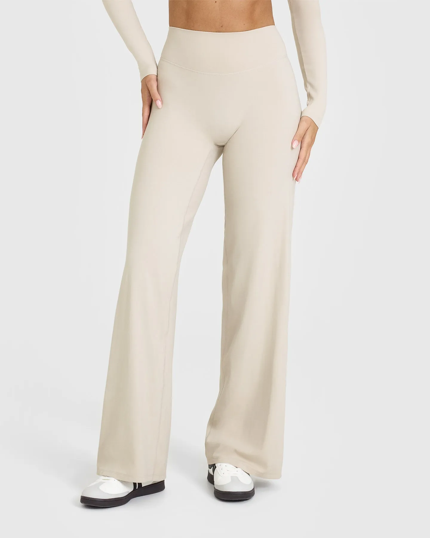 SoftMotion™ Straight Leg Bottoms | Sand