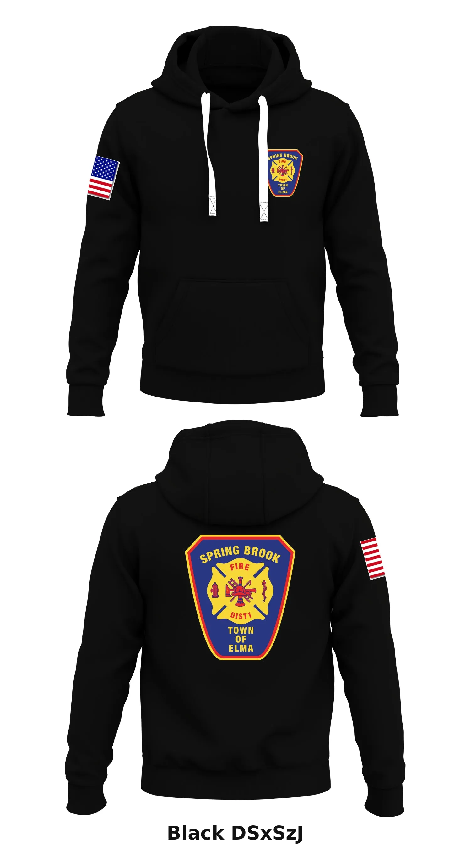 Spring Brook Fire District #1 Store 1  Core Men's Hooded Performance Sweatshirt - DSxSzJ