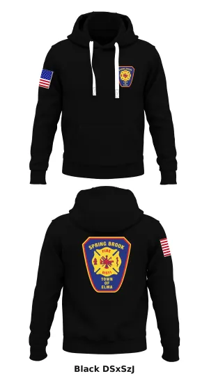 Spring Brook Fire District #1 Store 1  Core Men's Hooded Performance Sweatshirt - DSxSzJ